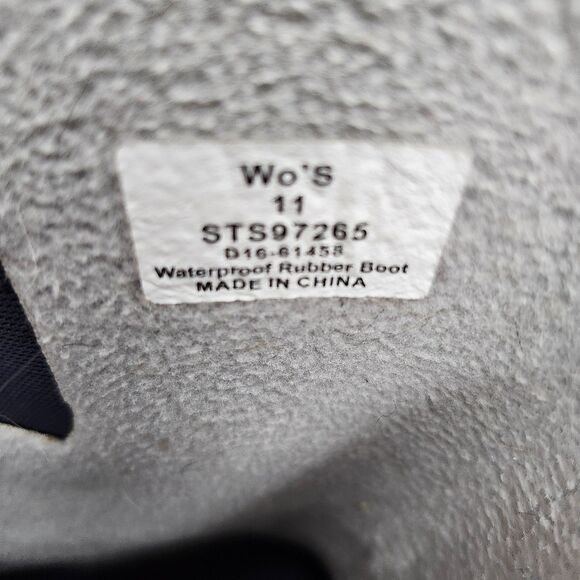 Sperry Top-Sider Womens 11 Rainboots Rubber Blue Anchors Waterproof Outdoors - Picture 9 of 11